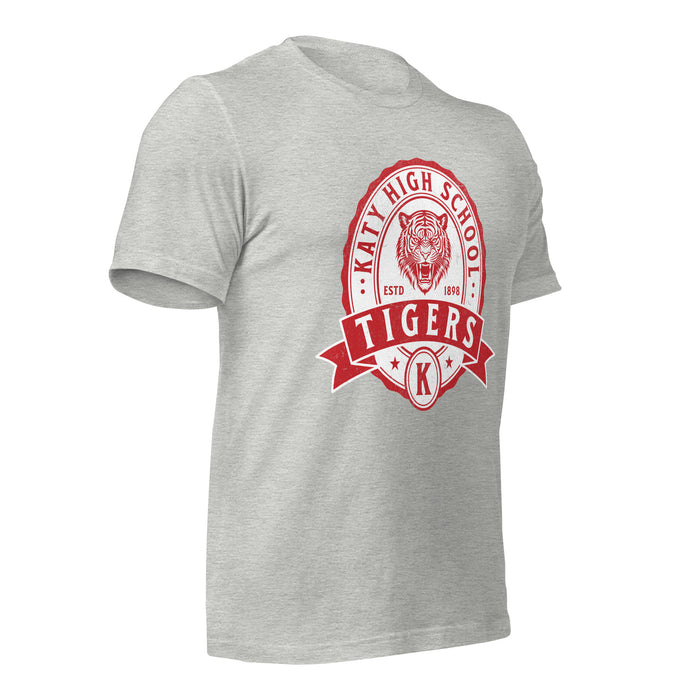 Katy High School Tigers Athletic Heather Premium Unisex T-shirt 204b