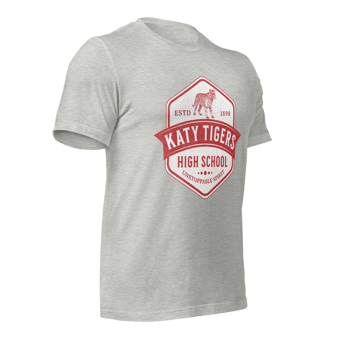 Katy High School Tigers Athletic Heather Premium Unisex T-shirt 205b