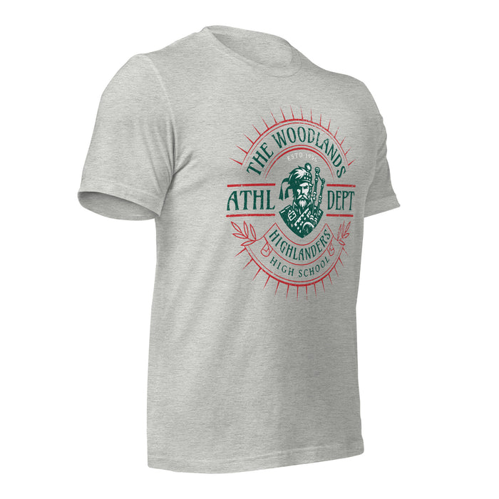 The Woodlands High School Athletic Heather Premium Unisex T-shirt 220a