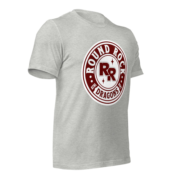 Round Rock High School Dragons Grey Premium Unisex T-shirt 220b