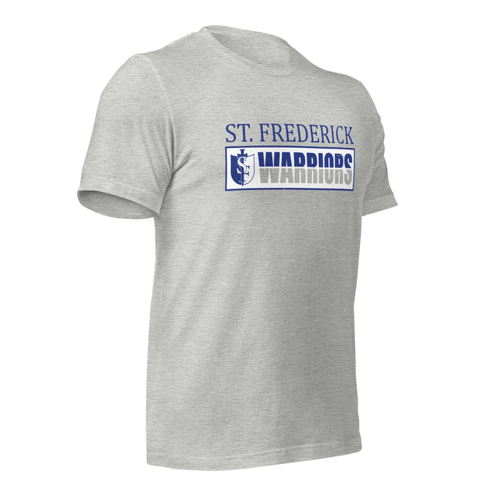 St. Frederick High School Warriors Grey Premium Unisex T-shirt 031b