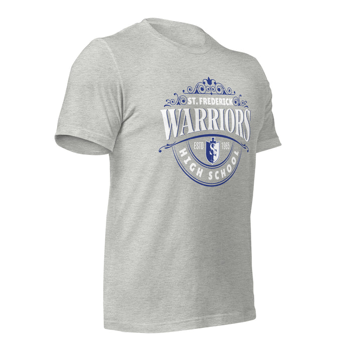 St. Frederick High School Warriors Grey Premium Unisex T-shirt 211b