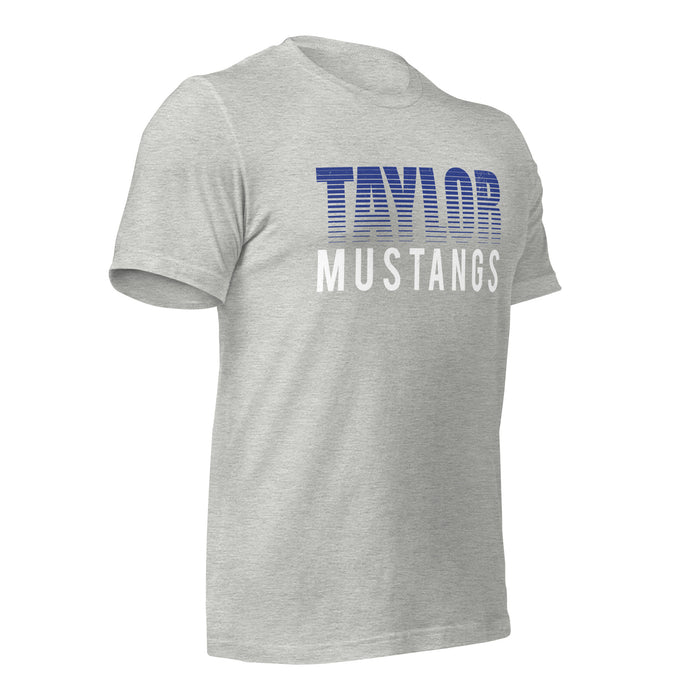 Taylor High School Mustangs Grey Premium Unisex T-shirt 024b