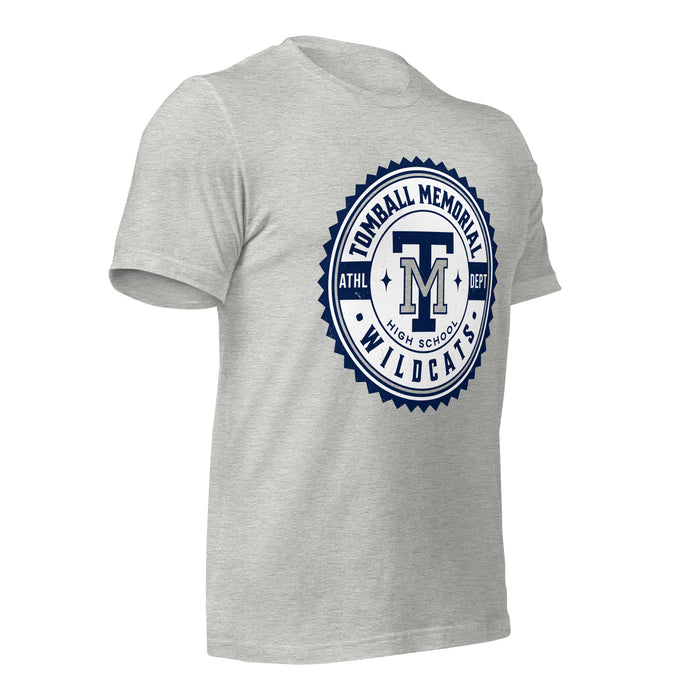 Tomball Memorial High School Wildcats Grey Premium Unisex T-shirt 203b