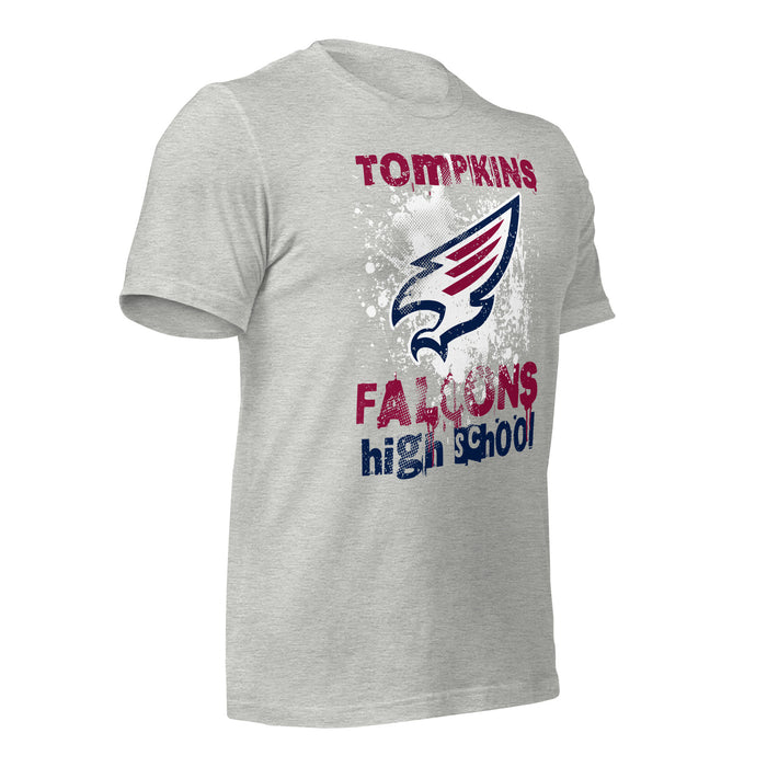 Tompkins High School Falcons Grey Premium Unisex T-shirt 205b