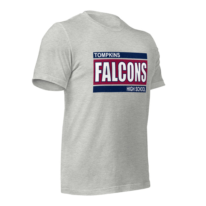 Tompkins High School Falcons Grey Premium Unisex T-shirt 098b