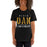 Woman wearing a Klein Oak High School Panthers Premium Black Unisex T-shirt 17