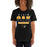 Woman wearing a Klein Oak High School Panthers Premium Black Unisex T-shirt 23