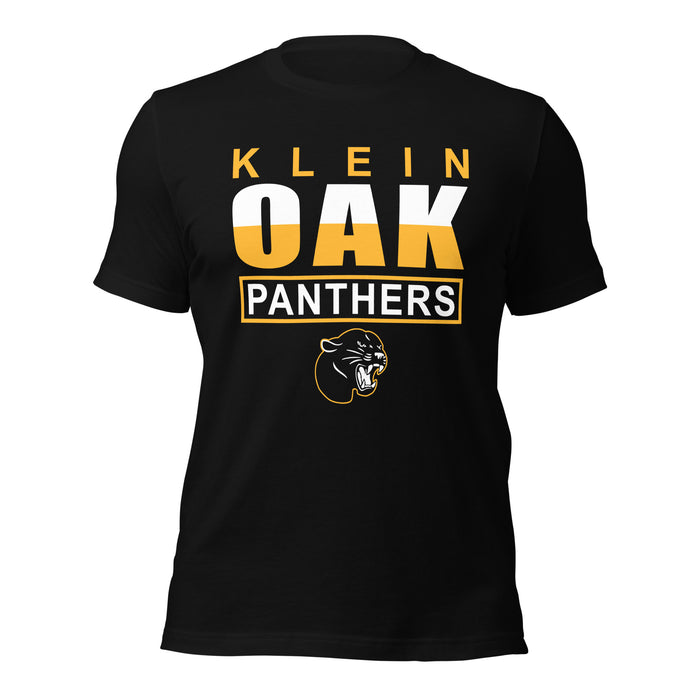 Klein Oak High School Panthers Premium Black Unisex T-shirt 29