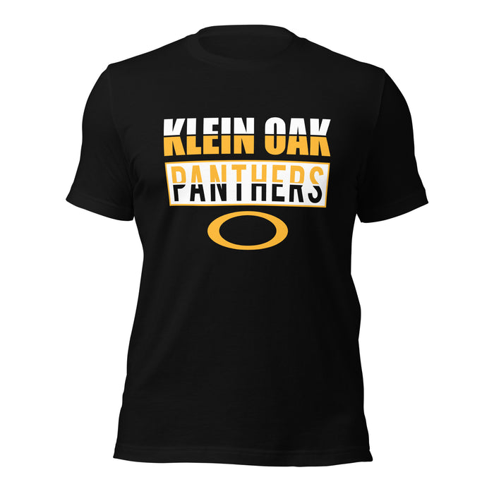 Klein Oak High School Panthers Premium Black Unisex T-shirt 31