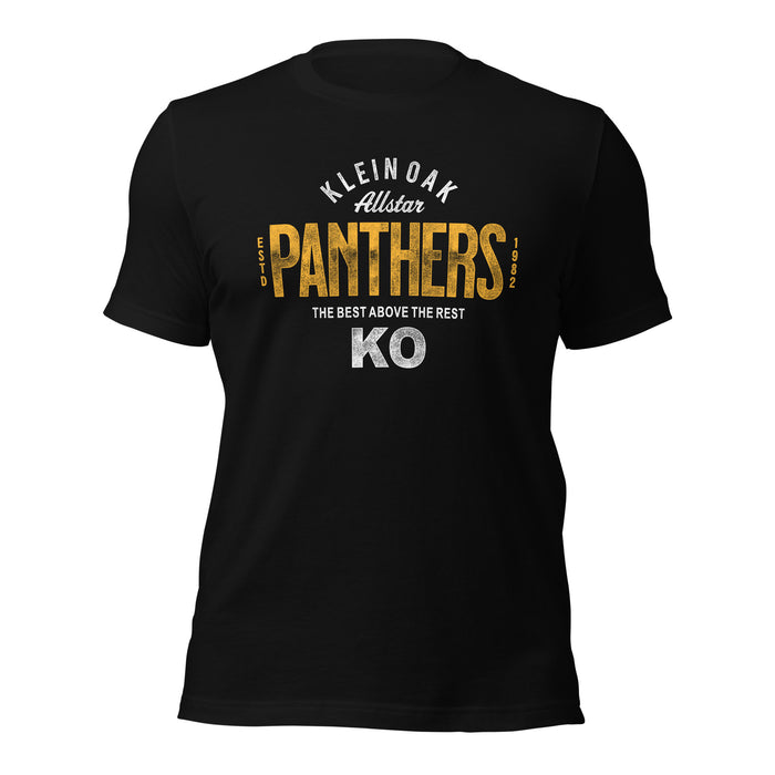 Klein Oak High School Panthers Premium Black Unisex T-shirt 40