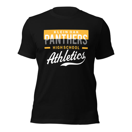 Klein Oak High School Panthers Premium Black Unisex T-shirt 48