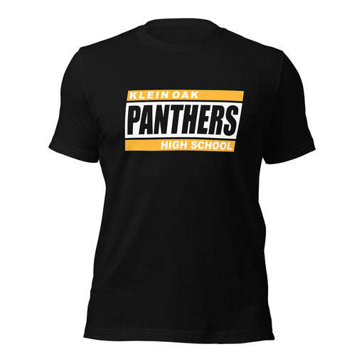 Klein Oak High School Panthers Premium Black Unisex T-shirt 72