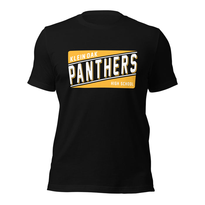 Klein Oak High School Panthers Premium Black Unisex T-shirt 84