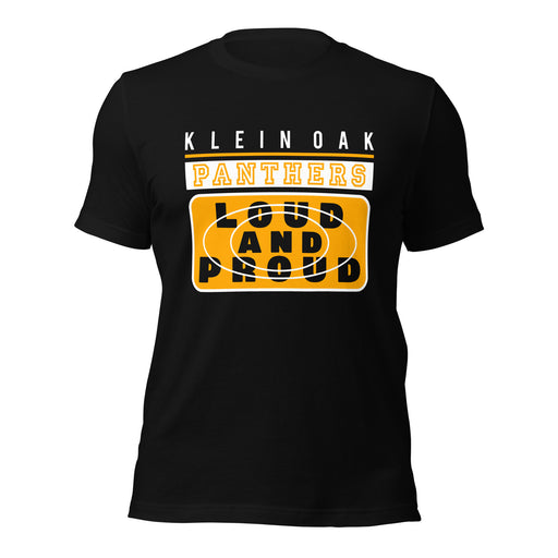 Klein Oak High School Panthers Premium Black Unisex T-shirt 86