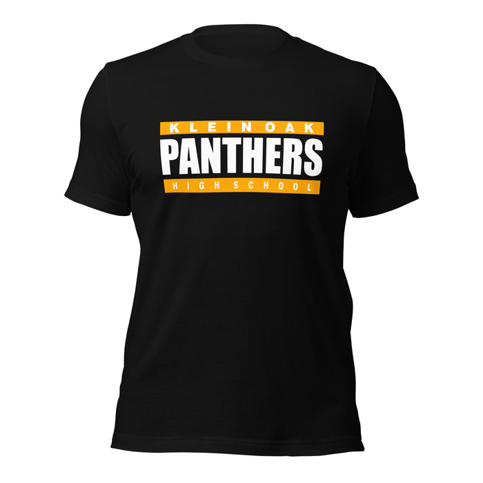 Klein Oak High School Panthers Premium Black Unisex T-shirt 98