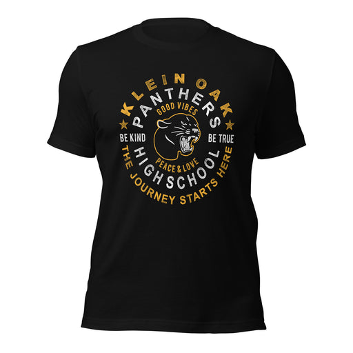 Klein Oak High School Panthers Premium Black Unisex T-shirt 16