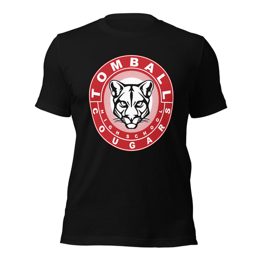 Tomball High School Cougars Premium Black Unisex T-shirt 02