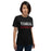 Woman wearing a Tomball High School Cougars Premium Black Unisex T-shirt 17