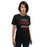 Woman wearing a Tomball High School Cougars Premium Black Unisex T-shirt 34