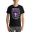 Man wearing a Morton Ranch High School Mavericks Premium Black Unisex T-shirt 212