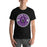 Man wearing a Morton Ranch High School Mavericks Premium Black Unisex T-shirt 213