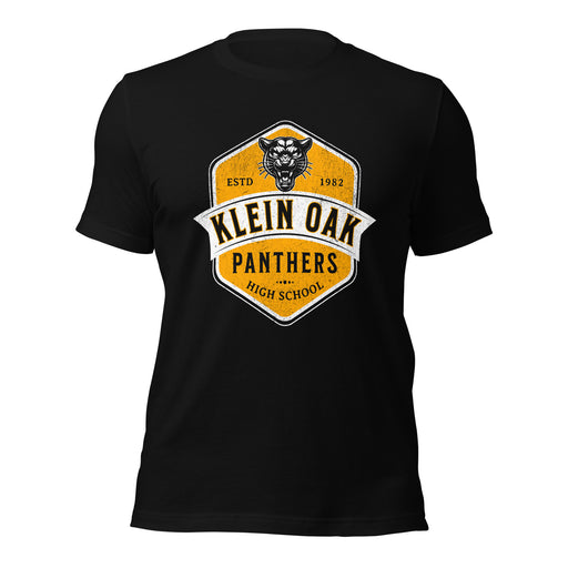 Klein Oak High School Panthers Premium Black Unisex T-shirt 214