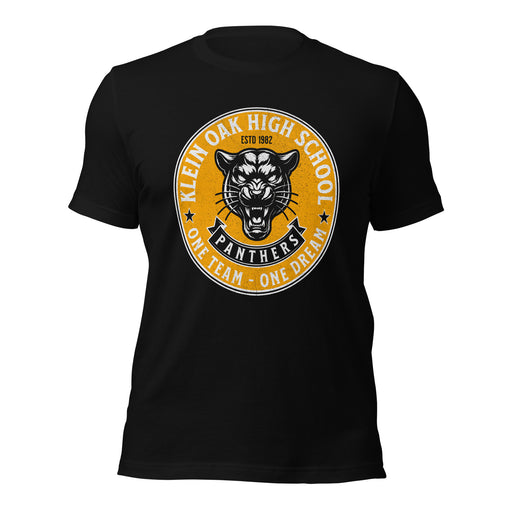 Klein Oak High School Panthers Premium Black Unisex T-shirt 218