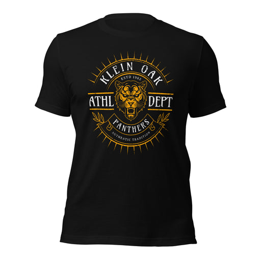 Klein Oak High School Panthers Premium Black Unisex T-shirt 220