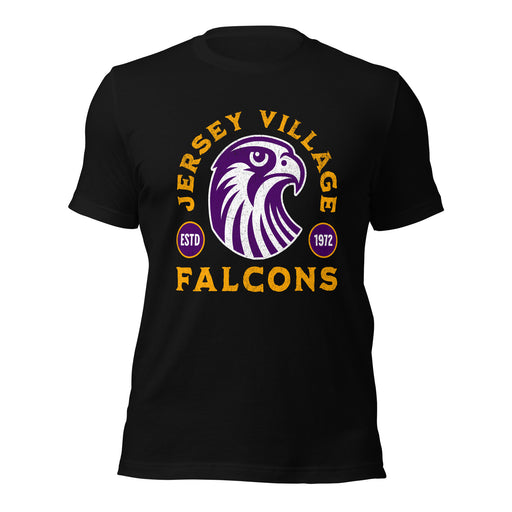 Jersey Village High School Falcons Black Premium Unisex T-shirt 207