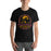 Man wearing a Jersey Village High School Falcons Black Premium Unisex T-shirt 209