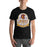 Man wearing a Jersey Village High School Falcons Black Premium Unisex T-shirt 218