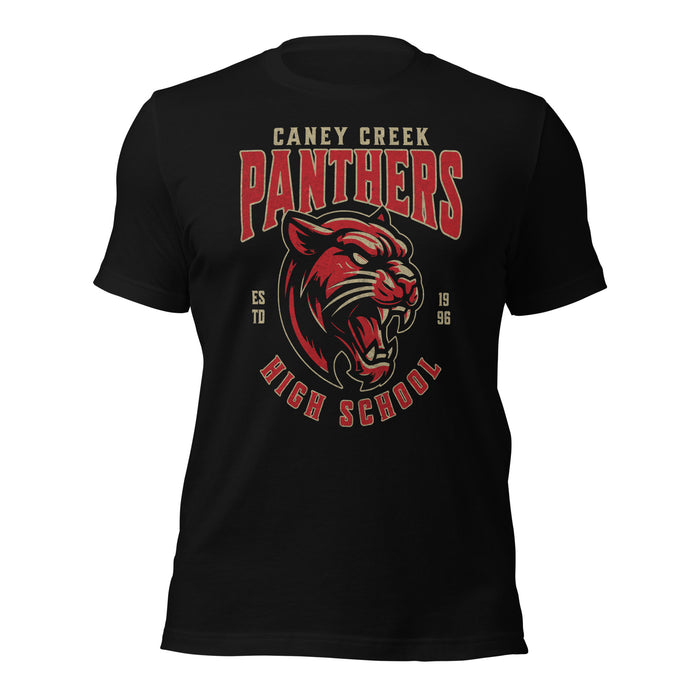 Caney Creek High School Panthers Black Premium Unisex T-shirt 211