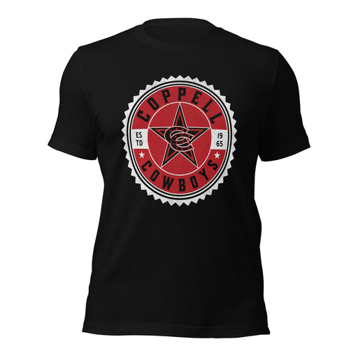 Coppell High School Cowboys Black Premium Unisex T-shirt 203