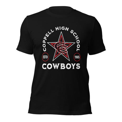 Coppell High School Cowboys Black Premium Unisex T-shirt 206