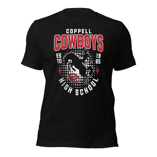 Coppell High School Cowboys Black Premium Unisex T-shirt 204