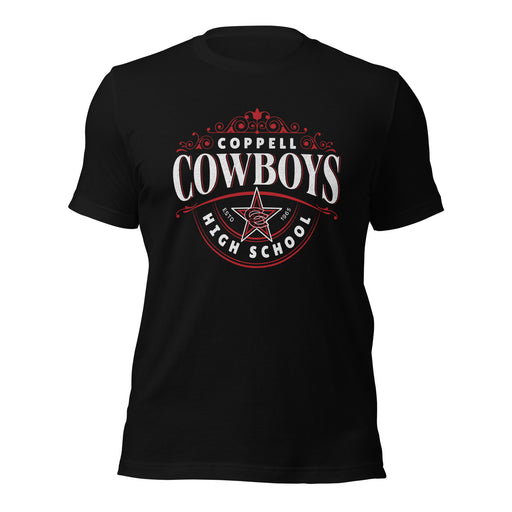 Coppell High School Cowboys Black Premium Unisex T-shirt 211