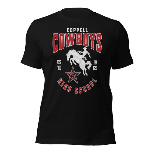 Coppell High School Cowboys Black Premium Unisex T-shirt 213