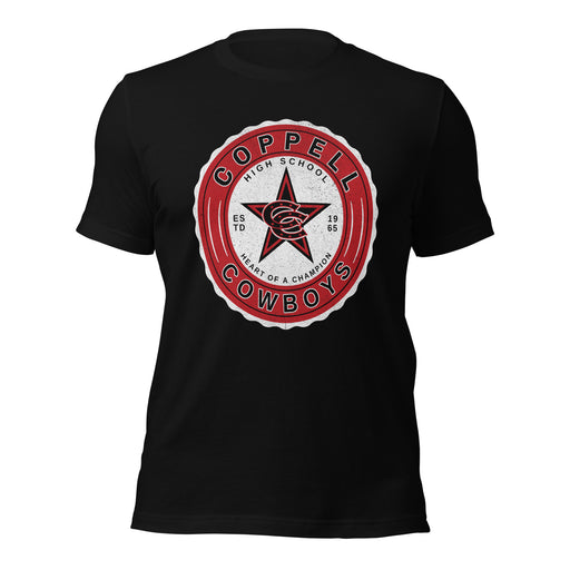 Coppell High School Cowboys Black Premium Unisex T-shirt 218