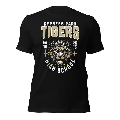 Cypress Park High School Tigers Black Premium Unisex T-shirt 204