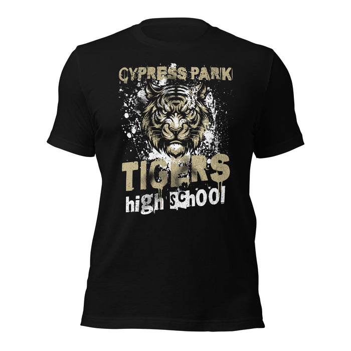 Cypress Park High School Tigers Black Premium Unisex T-shirt 205