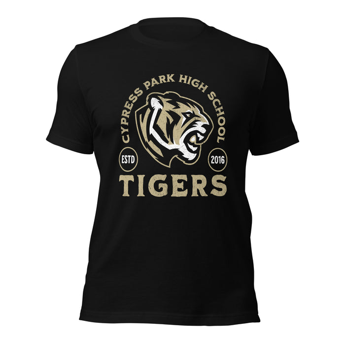 Cypress Park High School Tigers Black Premium Unisex T-shirt 208