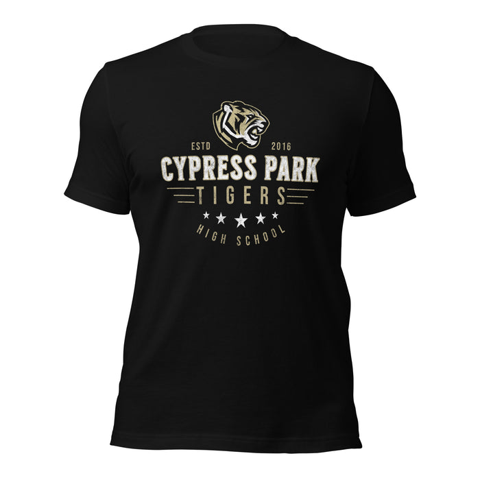 Cypress Park High School Tigers Black Premium Unisex T-shirt 217