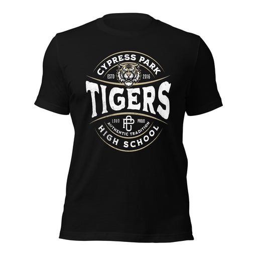 Cypress Park High School Tigers Black Premium Unisex T-shirt 218