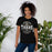 Woman wearing Cypress Park High School Tigers Black Premium Unisex T-shirt 218