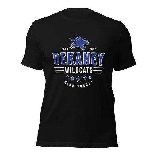 Dekaney High School Wildcats Black Premium Unisex T-shirt 217