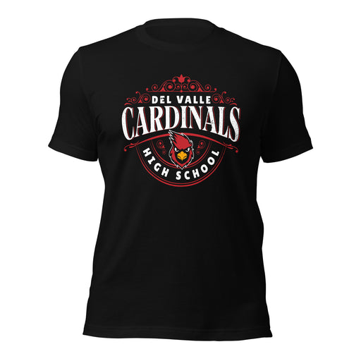 Del Valle High School Cardinals Black Premium Unisex T-shirt 211