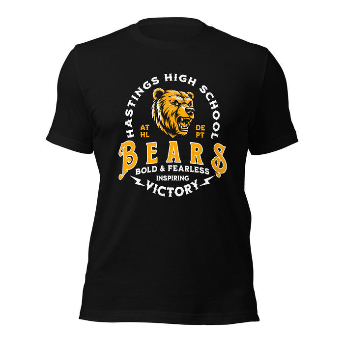 Hastings High School Bears Black Premium Unisex T-shirt 206