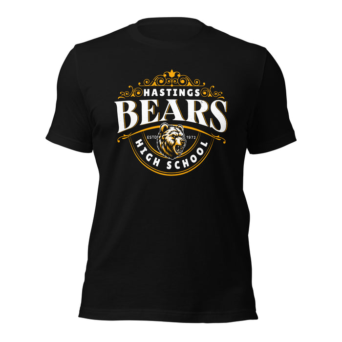 Hastings High School Bears Black Premium Unisex T-shirt 211