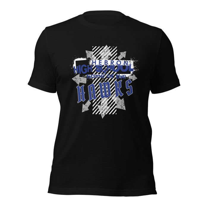 Hebron High School Hawks Black Premium Unisex T-shirt 210